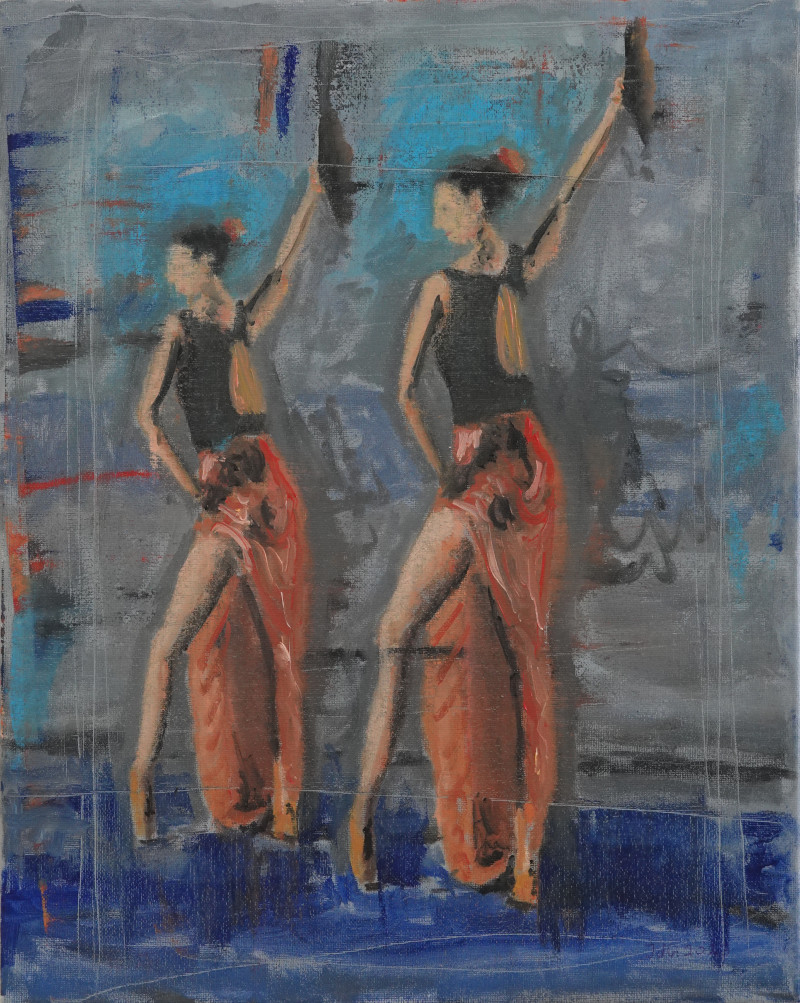 Flamingo dancers.